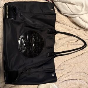 Tory Burch Black Nylon Tote